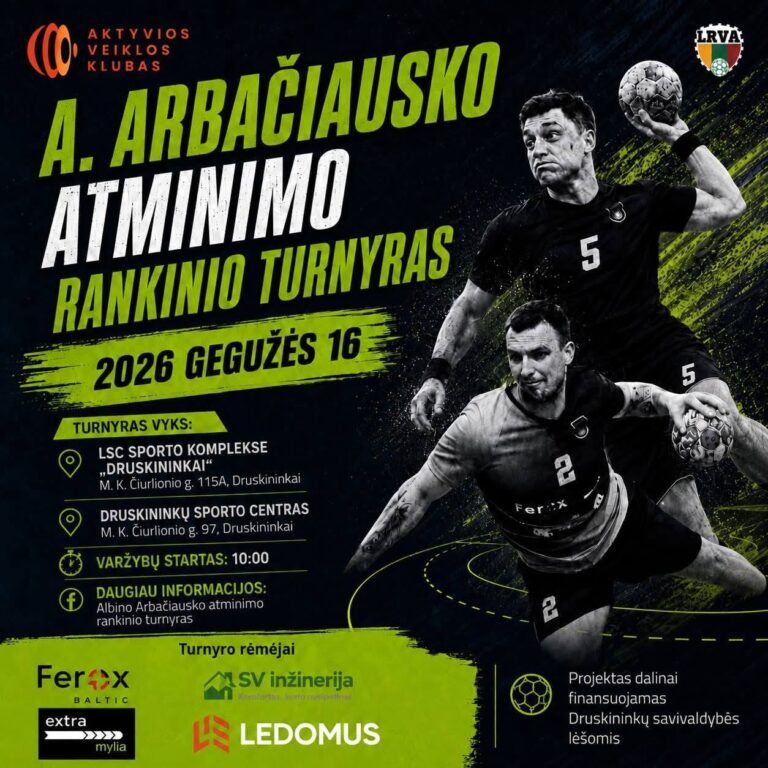 2026m. A. Arbačiausko Turnyras